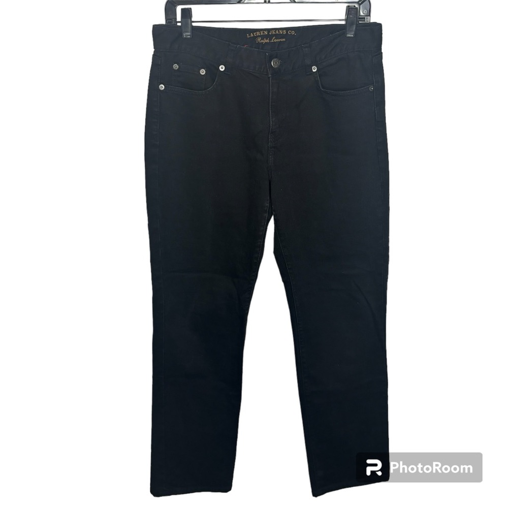 Ralph Lauren Jeans Women’s 6 Black High Waist Straight Leg